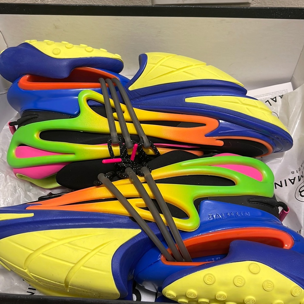 Balmain Unicorn Sneaker (Multicolor) SIZE 44